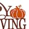 Glitzhome® 24" Metal Happy Thanksgiving Wall Décor